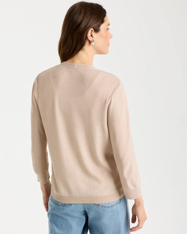 Sequined Summer Romance Cardigan - image 3